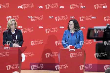 Pressekonferenz der SPD in Berlin