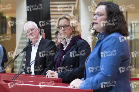 Pressekonferenz der SPD in Berlin