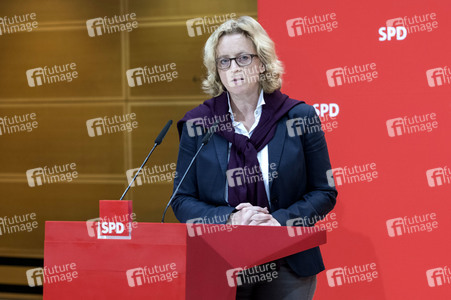 Pressekonferenz der SPD in Berlin
