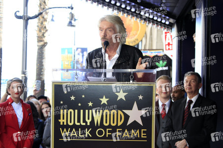 Richard Branson  erhält einen Stern auf dem Hollywood Walk of Fame in Los Angeles