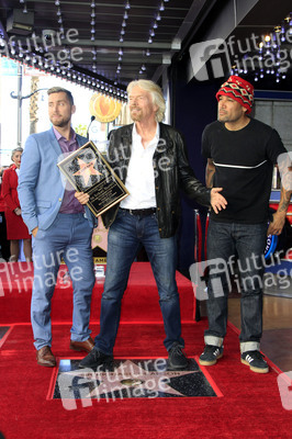 Richard Branson  erhält einen Stern auf dem Hollywood Walk of Fame in Los Angeles