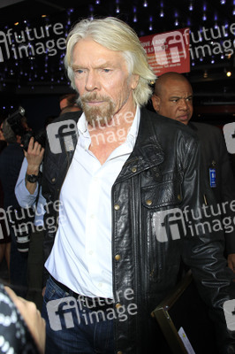 Richard Branson  erhält einen Stern auf dem Hollywood Walk of Fame in Los Angeles