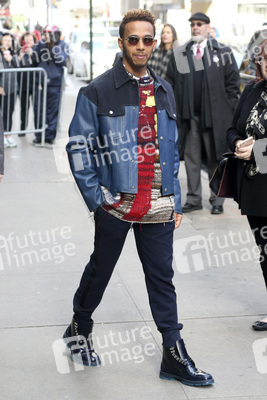 Lewis Hamilton besucht die Nachrichtensendung 'Good Morning America' in New York