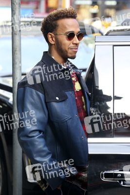 Lewis Hamilton besucht die Nachrichtensendung 'Good Morning America' in New York