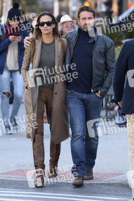 Gerard Butler in New York