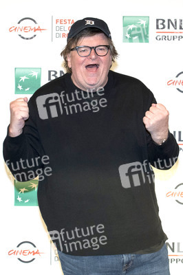 Photocall mit Michal Moore, Filmfestival von Rom 2018