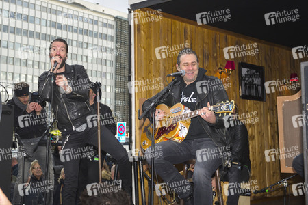 Straßenkonzert von The BossHoss in Berlin