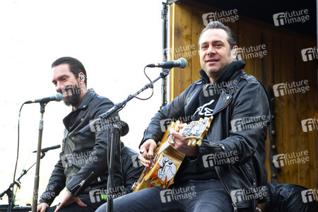 Straßenkonzert von The BossHoss in Berlin