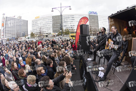 Straßenkonzert von The BossHoss in Berlin