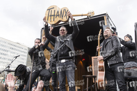 Straßenkonzert von The BossHoss in Berlin