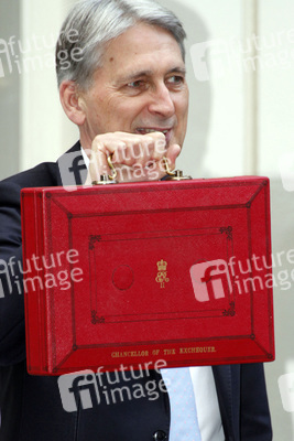 Schatzkanzler Philip Hammond in London