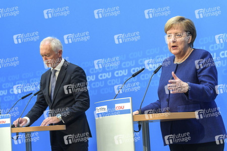 Pressekonferenz zur Klausurtagung der CDU in Berlin