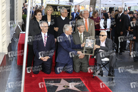 Michael Douglas erhält einen Stern auf dem Hollywood Walk of Fame in Los Angeles
