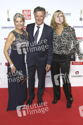 Goldene Bild der Frau 2018 in Hamburg