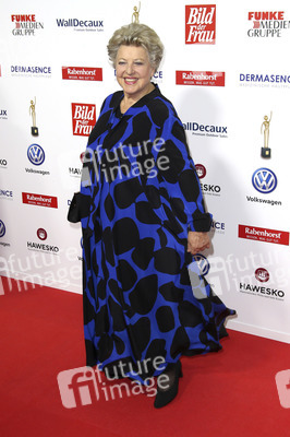 Goldene Bild der Frau 2018 in Hamburg