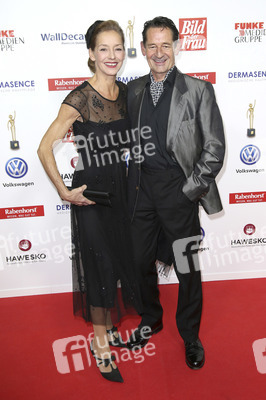Goldene Bild der Frau 2018 in Hamburg