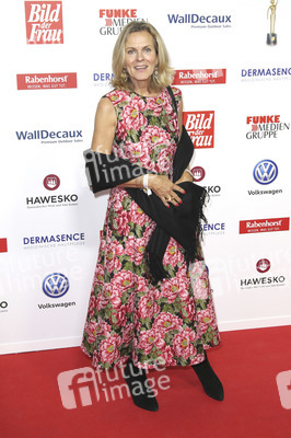 Goldene Bild der Frau 2018 in Hamburg