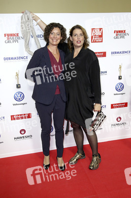 Goldene Bild der Frau 2018 in Hamburg