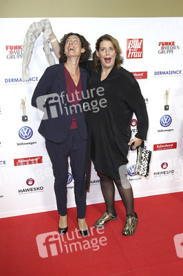 Goldene Bild der Frau 2018 in Hamburg