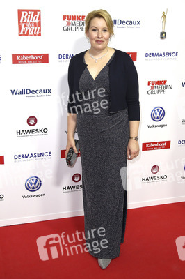 Goldene Bild der Frau 2018 in Hamburg