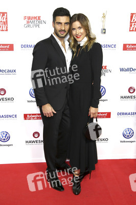 Goldene Bild der Frau 2018 in Hamburg