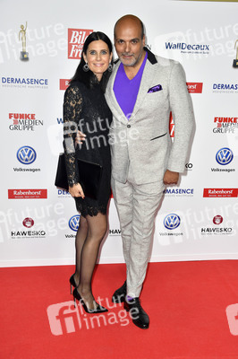 Goldene Bild der Frau 2018 in Hamburg
