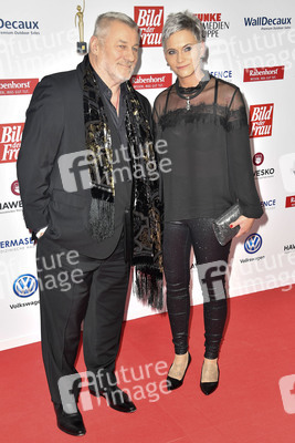Goldene Bild der Frau 2018 in Hamburg
