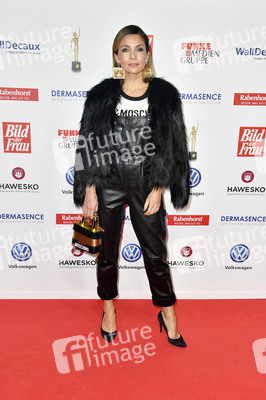 Goldene Bild der Frau 2018 in Hamburg