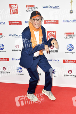 Goldene Bild der Frau 2018 in Hamburg