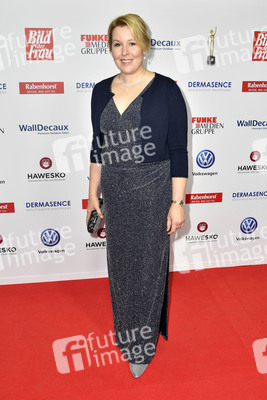 Goldene Bild der Frau 2018 in Hamburg