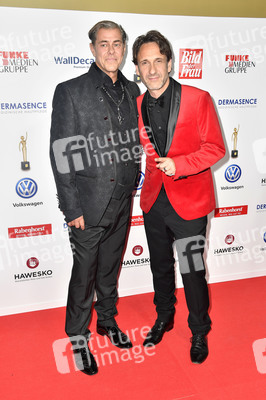Goldene Bild der Frau 2018 in Hamburg