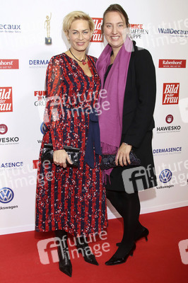 Goldene Bild der Frau 2018 in Hamburg
