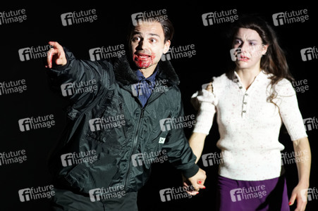 Theaterprobe 'Die stillen Trabanten' in Berlin