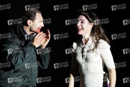 Theaterprobe 'Die stillen Trabanten' in Berlin