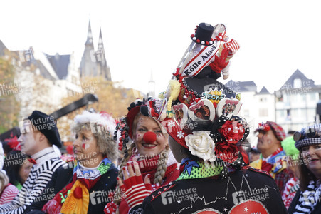 Karnevalsauftakt 2018 in Köln