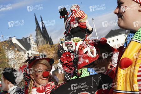 Karnevalsauftakt 2018 in Köln