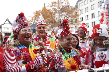 Karnevalsauftakt 2018 in Köln