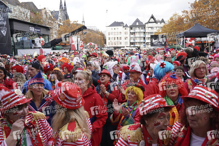 Karnevalsauftakt 2018 in Köln