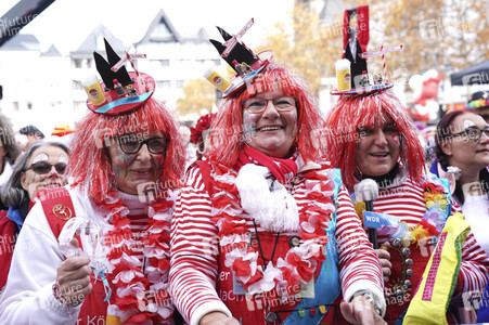 Karnevalsauftakt 2018 in Köln