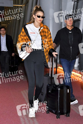 Ankunft von Gigi Hadid in Tokio