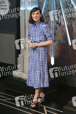 Empire State Building Lighting Ceremony mit Millie Bobby Brown in New York