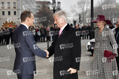 König Philippe und Königin Mathilde von Belgien zu Besuch in Berlin