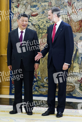 Empfang für Xi Jinping in Madrid