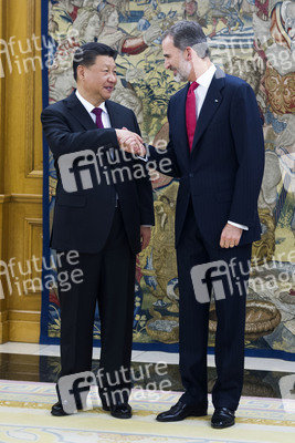 Empfang für Xi Jinping in Madrid