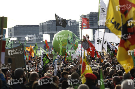 Demonstration 'Kohle stoppen - Klimaschutz jetzt!' in Köln