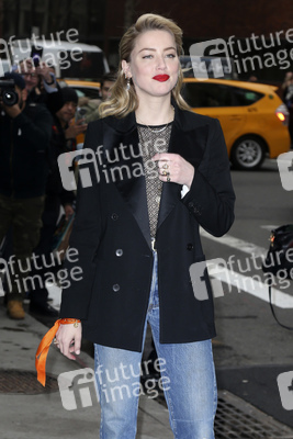 Amber Heard in der Talkshow 'Build Series' in New York