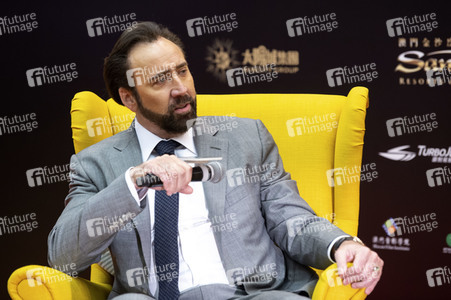 Pressekonferenz mit Nicholas Cage auf dem International Film Festival & Awards Macao 2018