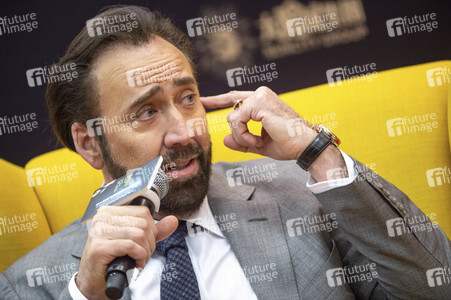 Pressekonferenz mit Nicholas Cage auf dem International Film Festival & Awards Macao 2018