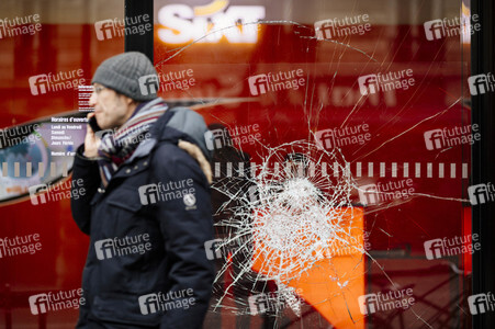 Gelbwesten-Protest in Paris
