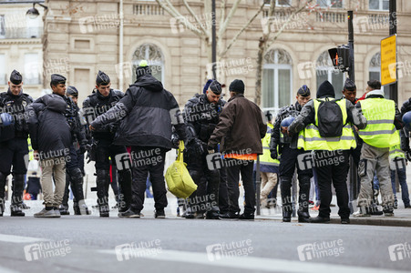 Gelbwesten-Protest in Paris